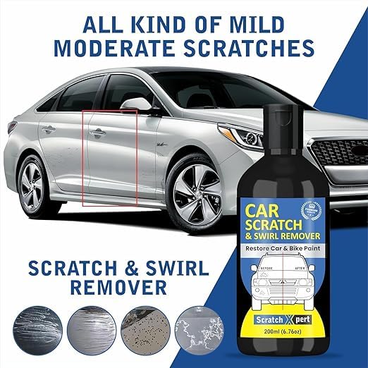 Car Scratch & Swirl Remover for Restoring Paint Shine Finish
