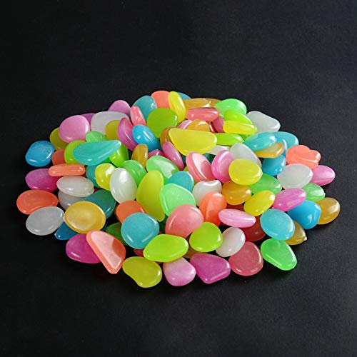 Garden Decor Luminous Stones Glow In Dark Pebbles